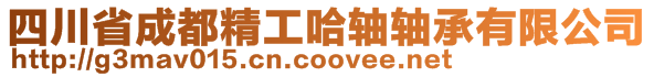 四川省成都精工哈軸軸承有限公司