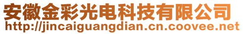 安徽金彩光電科技有限公司