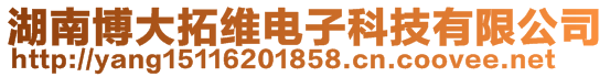 湖南博大拓維電子科技有限公司