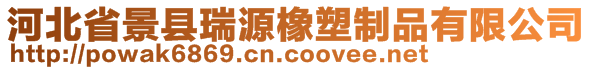 河北省景縣瑞源橡塑制品有限公司