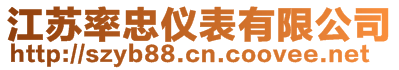 江蘇率忠儀表有限公司