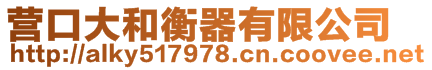 營(yíng)口大和衡器有限公司