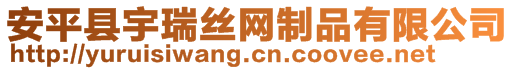 安平縣宇瑞絲網(wǎng)制品有限公司