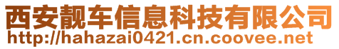 西安靚車信息科技有限公司