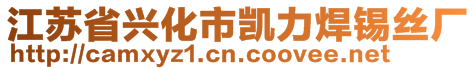 江蘇省興化市凱力焊錫絲廠