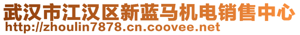 武汉市江汉区新蓝马机电销售中心