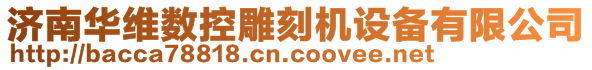 济南华维数控雕刻机设备有限公司