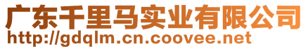 廣東千里馬實(shí)業(yè)有限公司