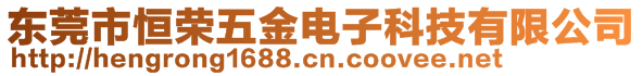 東莞市恒榮五金電子科技有限公司