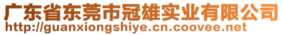 廣東省東莞市冠雄實業(yè)有限公司