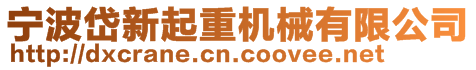 寧波岱新起重機械有限公司