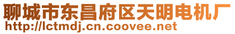 聊城市東昌府區(qū)天明電機(jī)廠