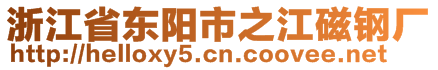 浙江省东阳市之江磁钢厂