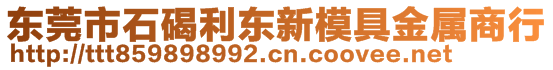 东莞市石碣利东新模具金属商行