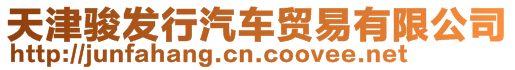 天津駿發(fā)行汽車貿(mào)易有限公司