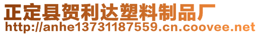 正定縣賀利達塑料制品廠
