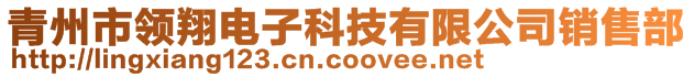 青州市领翔电子科技有限公司销售部