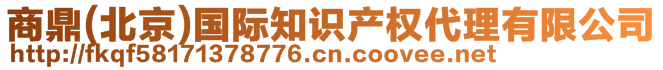 商鼎(北京)國際知識產權代理有限公司