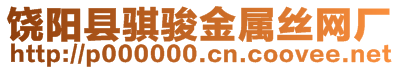 饒陽縣騏駿金屬絲網廠