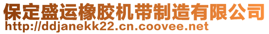 保定盛運(yùn)橡膠機(jī)帶制造有限公司