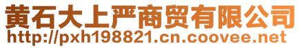 黄石大上严商贸有限公司