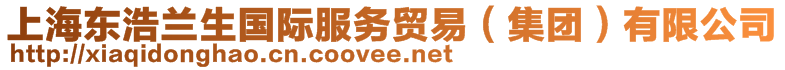 上海東浩蘭生國際服務貿(mào)易（集團）有限公司