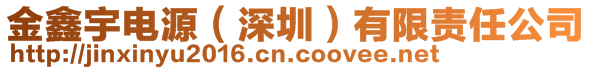 金鑫宇電源(深圳)有限責任公司