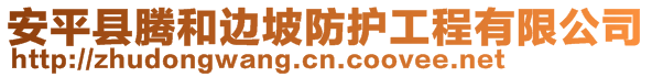 安平縣騰和邊坡防護(hù)工程有限公司