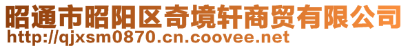 昭通市昭陽區奇境軒商貿有限公司