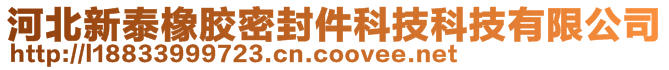 河北新泰橡膠密封件科技科技有限公司