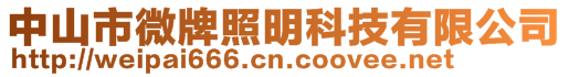 中山市微牌照明科技有限公司