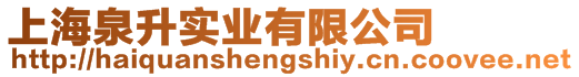 上海泉升實業有限公司