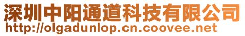 深圳中陽通道科技有限公司