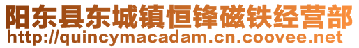 陽東縣東城鎮恒鋒磁鐵經營部