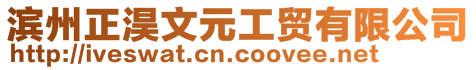 濱州正淏文元工貿(mào)有限公司