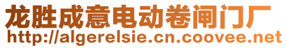 龍勝成意電動卷閘門廠