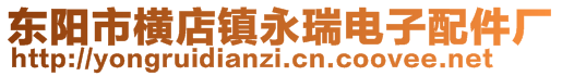 东阳市横店镇永瑞电子配件厂