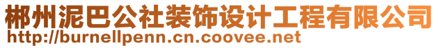 郴州泥巴公社裝飾設計工程有限公司