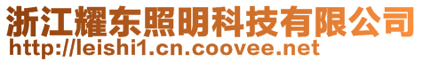 浙江耀東照明科技有限公司