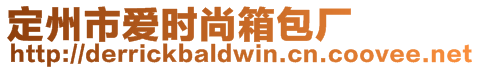 定州市愛時尚箱包廠