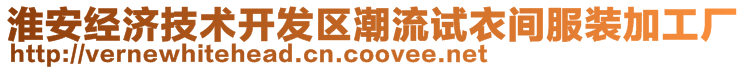淮安經(jīng)濟技術(shù)開發(fā)區(qū)潮流試衣間服裝加工廠