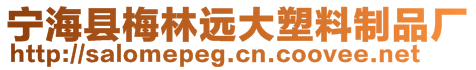 宁海县梅林远大塑料制品厂