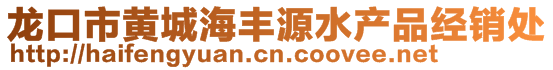 龍口市黃城海豐源水產(chǎn)品經(jīng)銷處