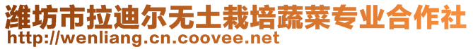 濰坊市拉迪爾無土栽培蔬菜專業(yè)合作社