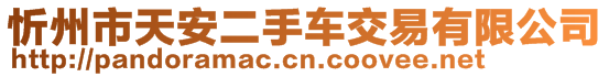 忻州市天安二手车交易有限公司