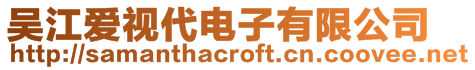 吳江愛視代電子有限公司