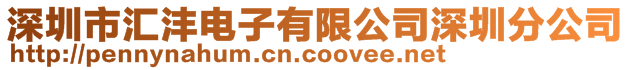 深圳市匯灃電子有限公司深圳分公司