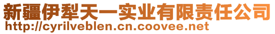 新疆伊犁天一實(shí)業(yè)有限責(zé)任公司