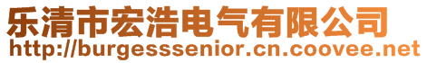 樂清市宏浩電氣有限公司