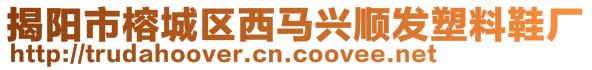 揭陽市榕城區(qū)西馬興順發(fā)塑料鞋廠